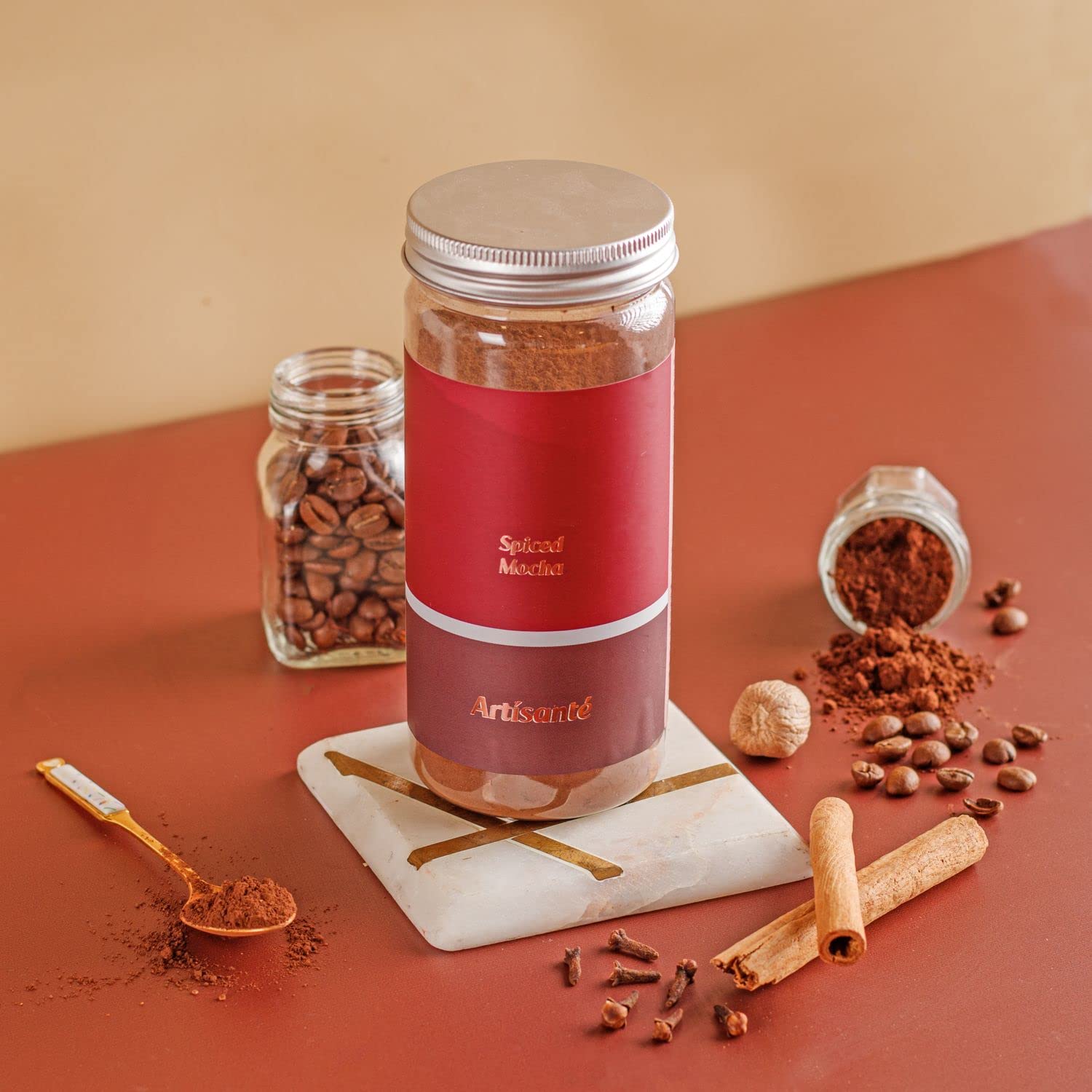 Spiced Mocha Powder Cocoa Coffee Nutmeg Cinnamon and Cloves