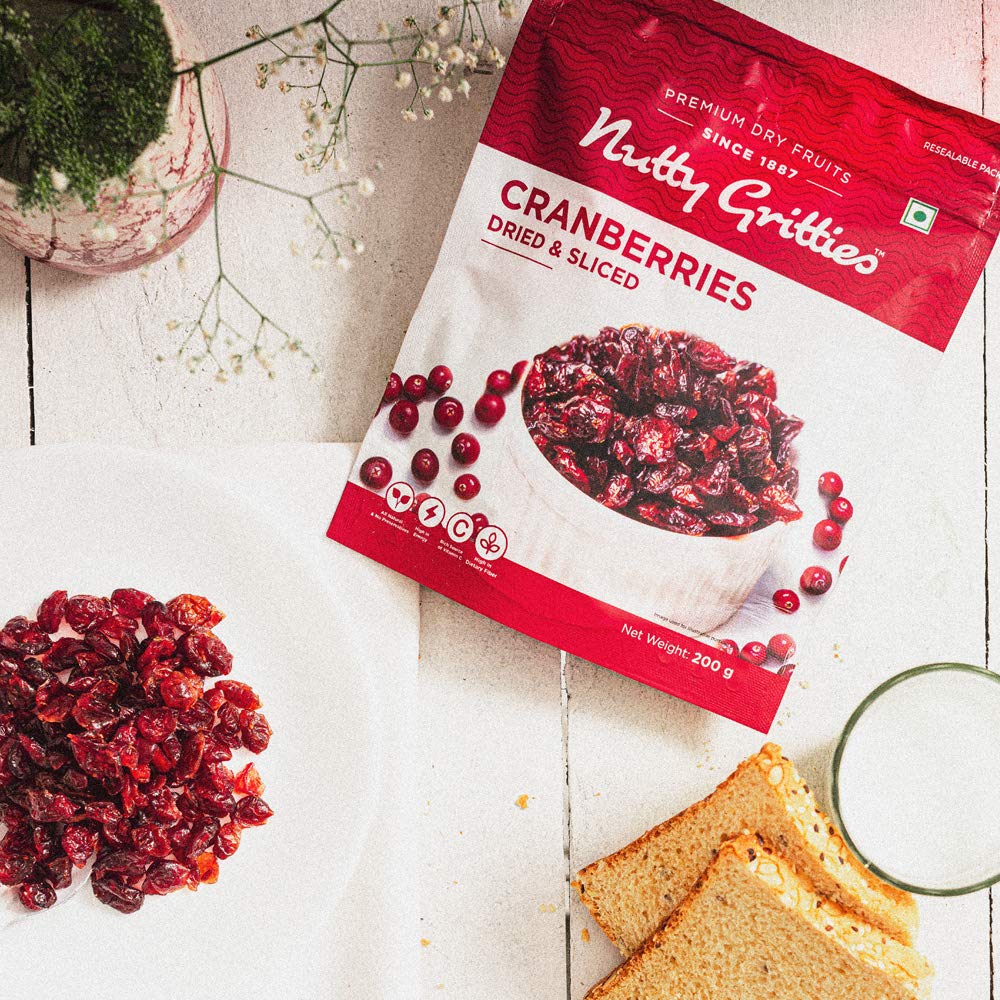 Cranberries Dried & Sliced