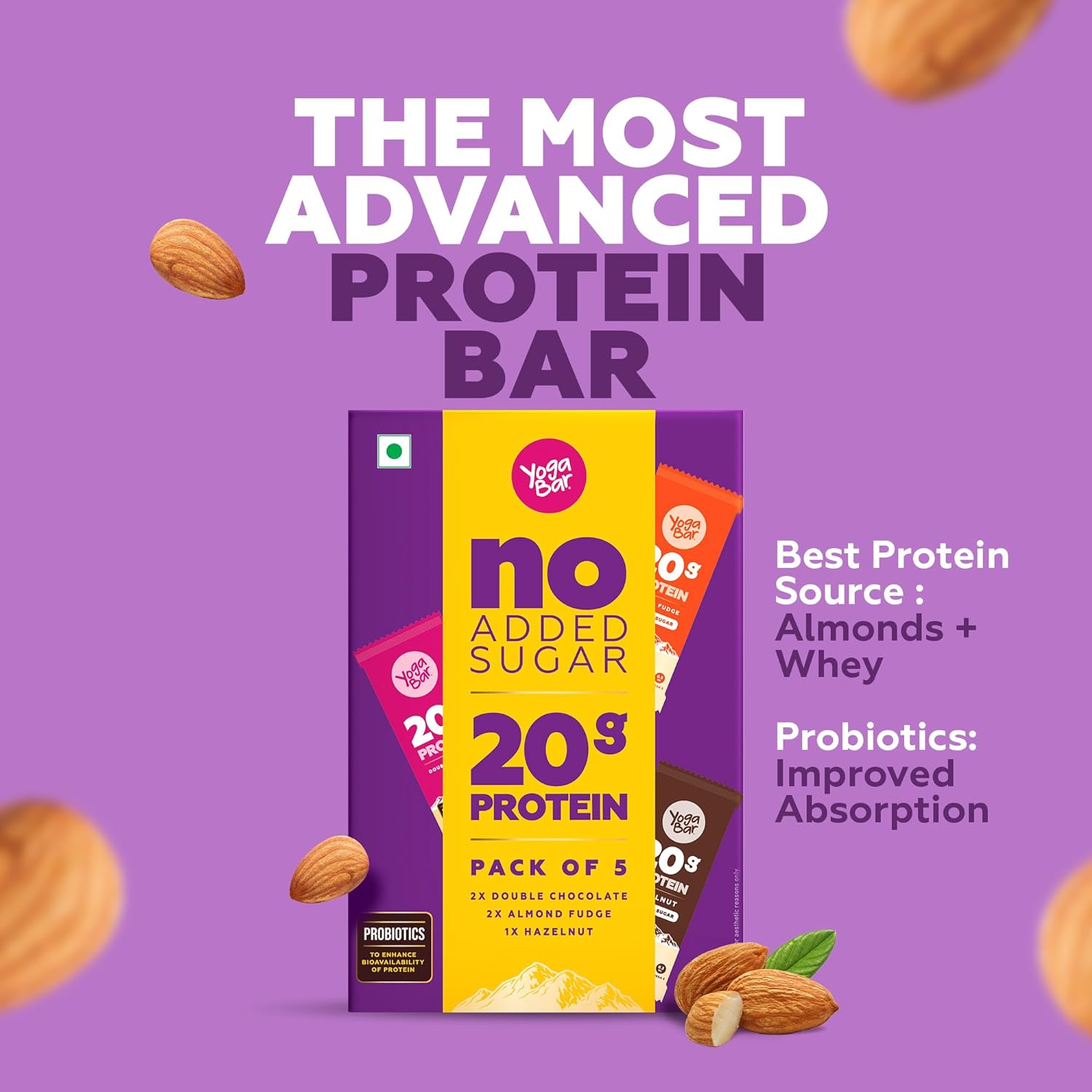 No Added Sugar 20g Protein Bars