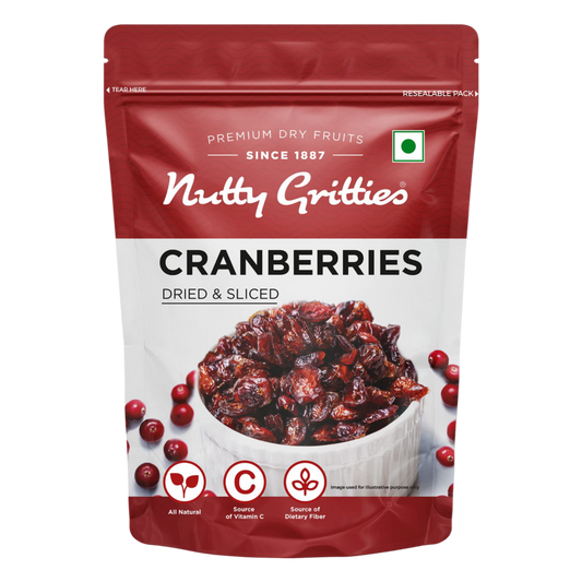 Cranberries Dried & Sliced