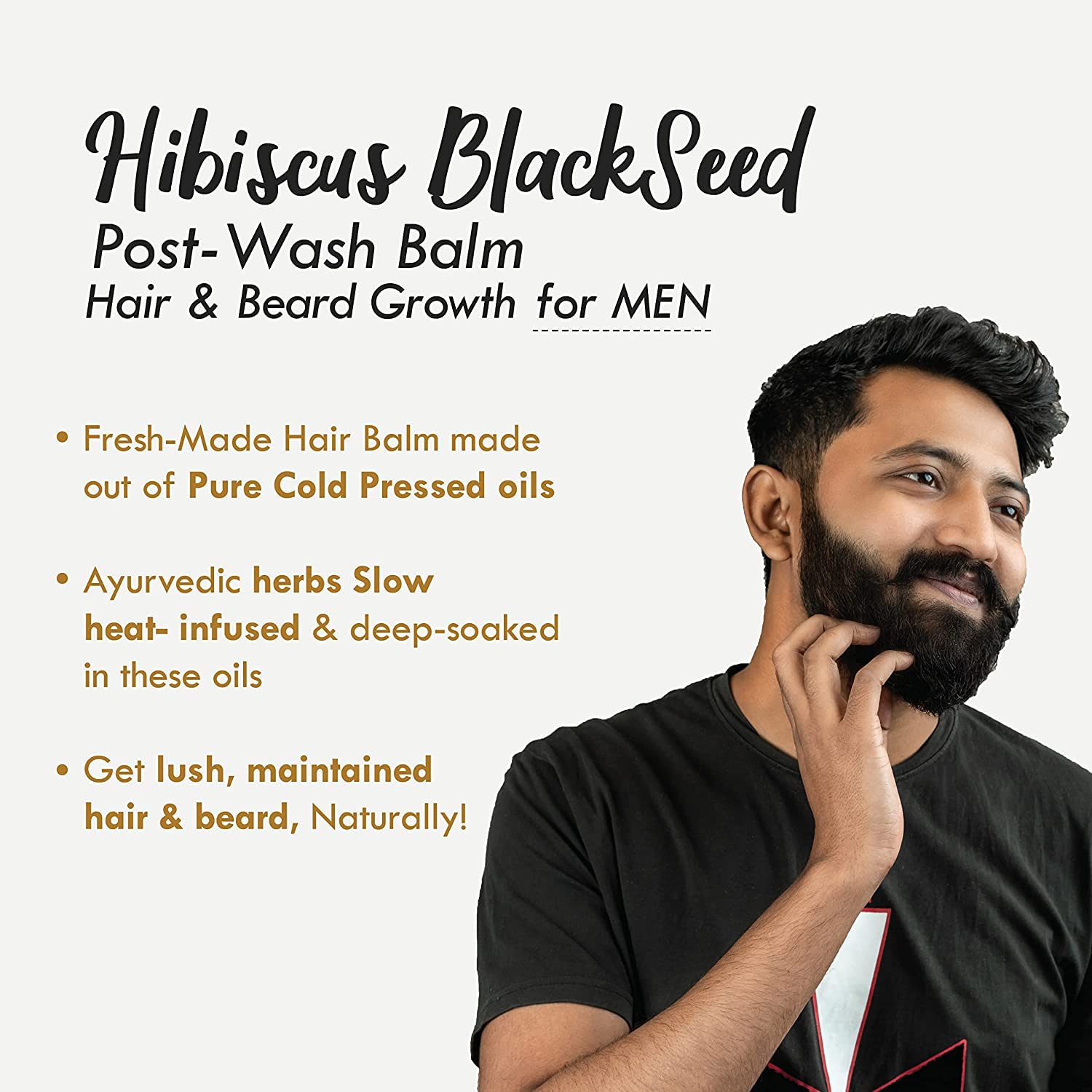 Hibiscus Black Seed Hair & Beard Balm For Hair Growth