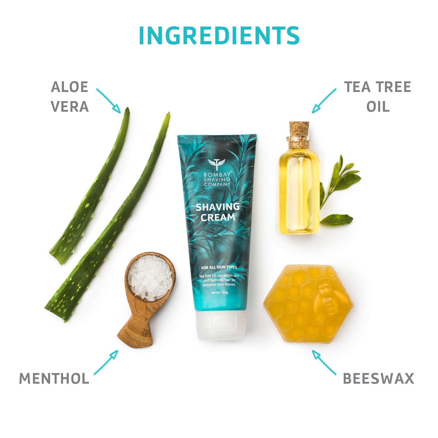 Tea Tree Oil & Aloe Vera Shaving Cream