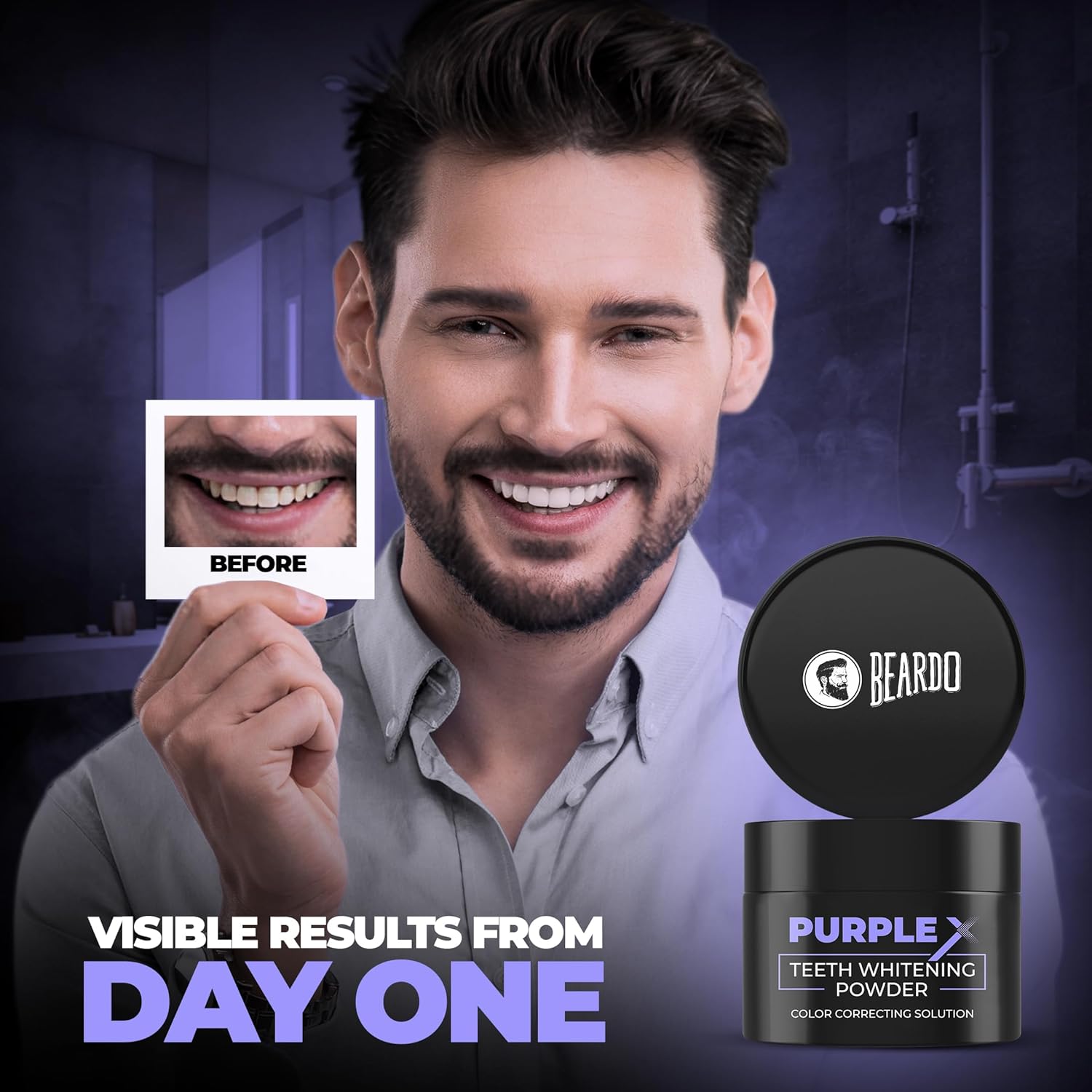 PurpleX Teeth Whitening Powder