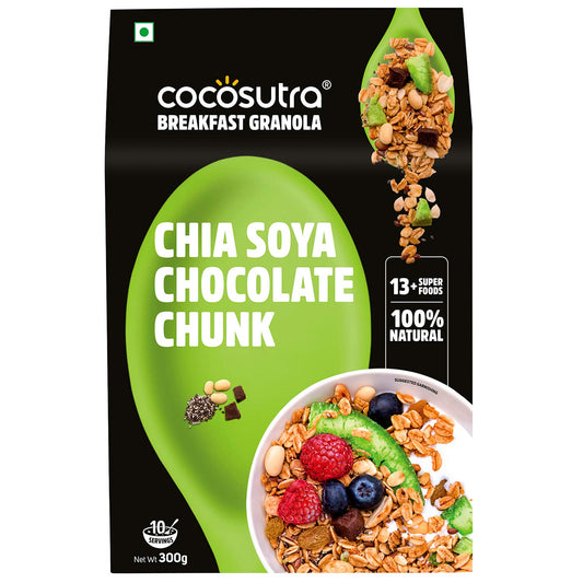 Chia Soya Chocolate Chunk Breakfast Granola