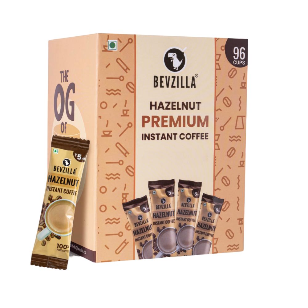 96 Hazelnut Coffee Sachets Box