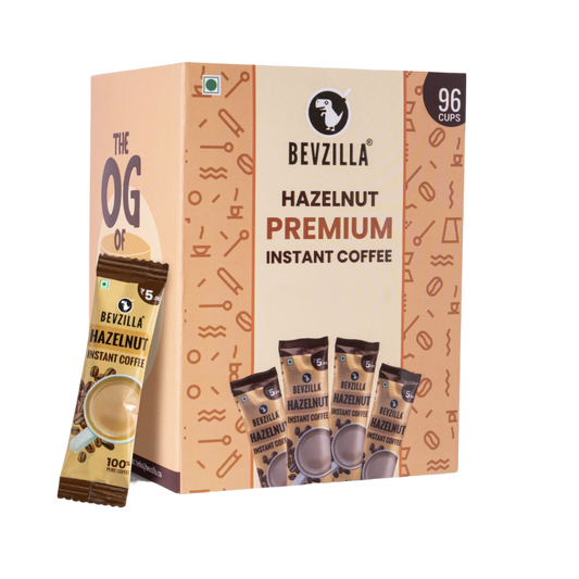 96 Hazelnut Coffee Sachets Box