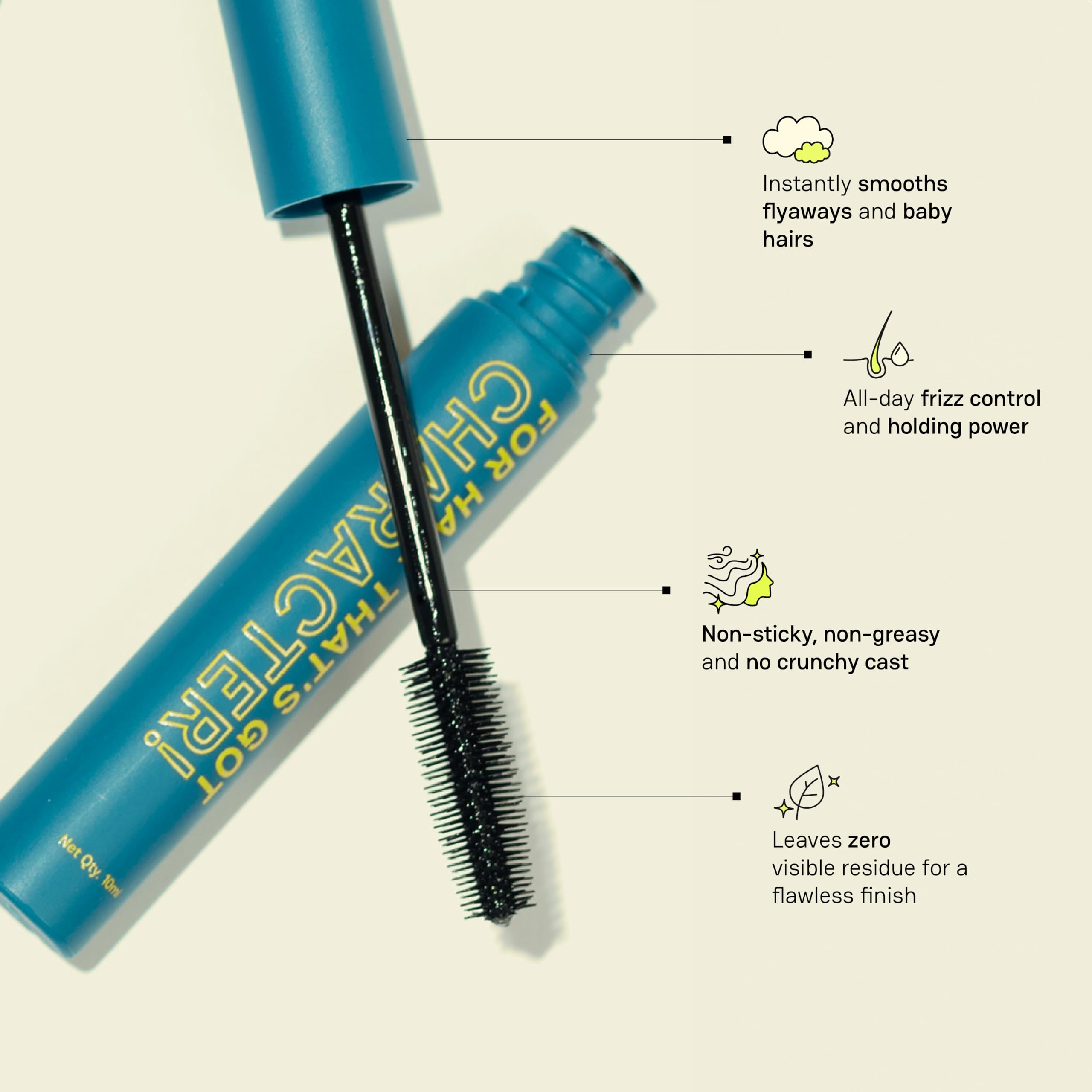 Flyfix Hair Finishing Stick Anti-Flyaway Hair Wand Gel