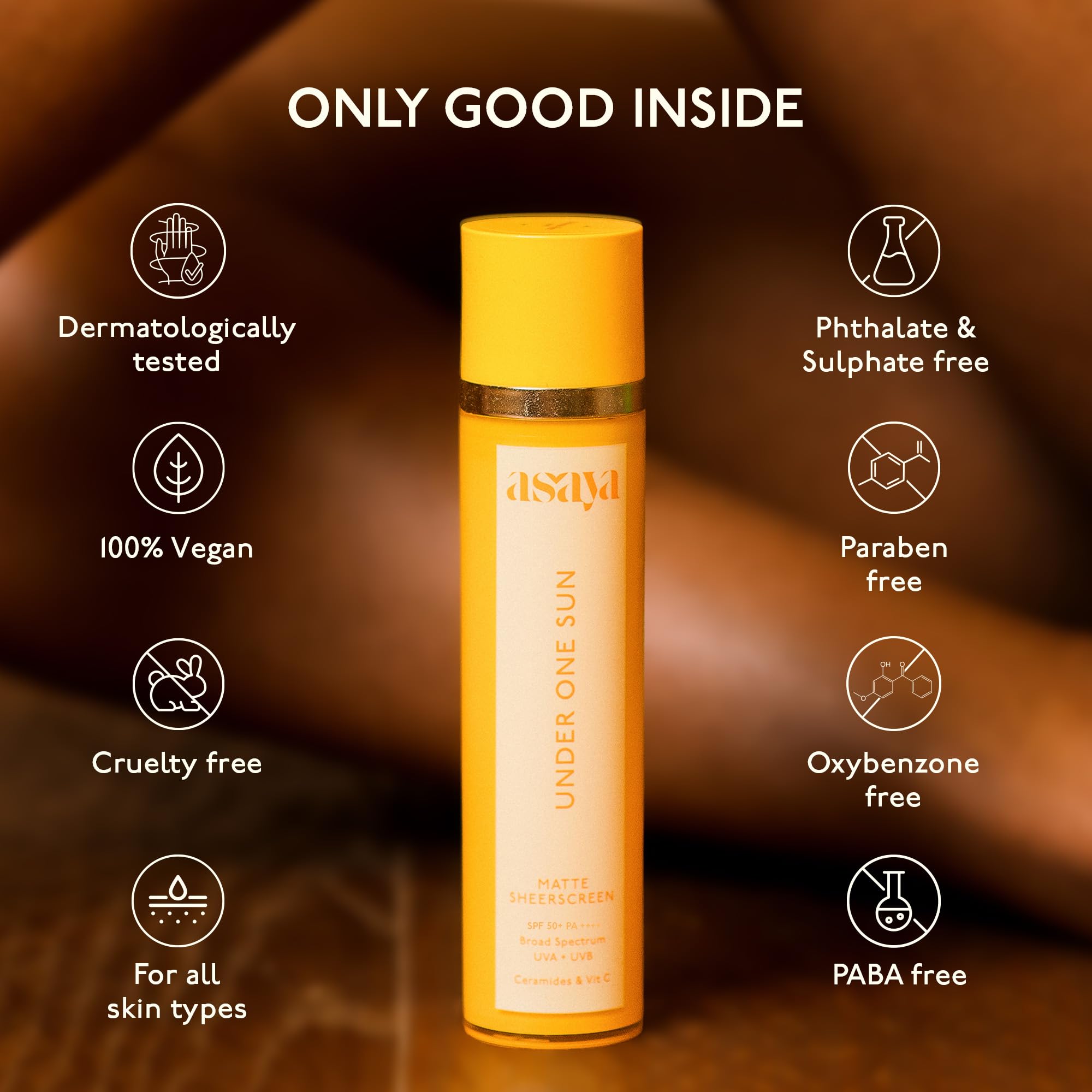 Under One Sun Matte Sheer Sunscreen Spf 50+