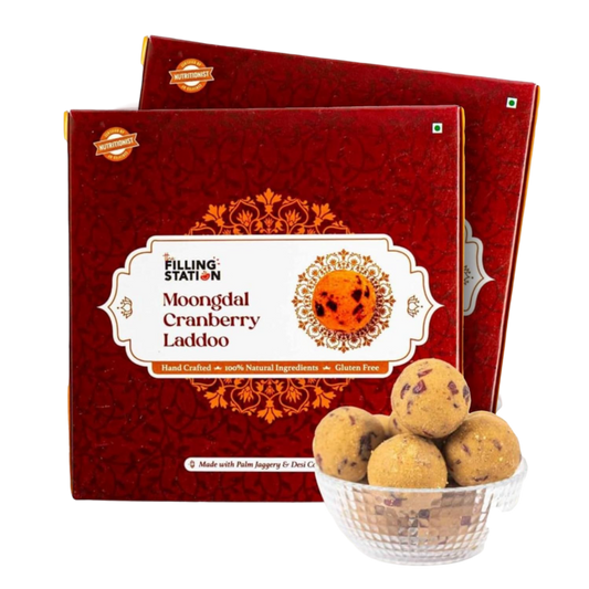 Guilt Free Moongdal Cranberry Ladoo