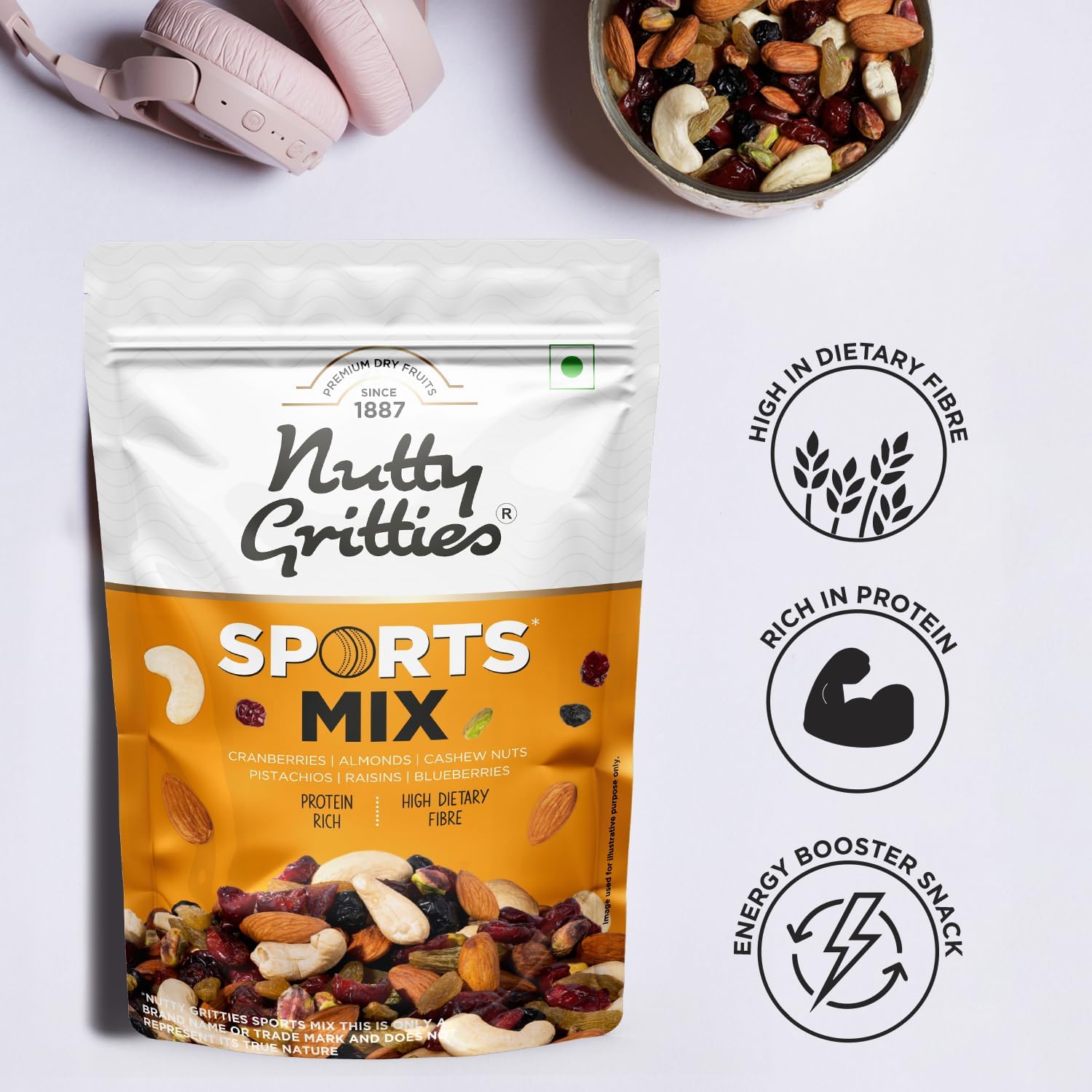 Sports Mixed Nuts and Dry Fruits