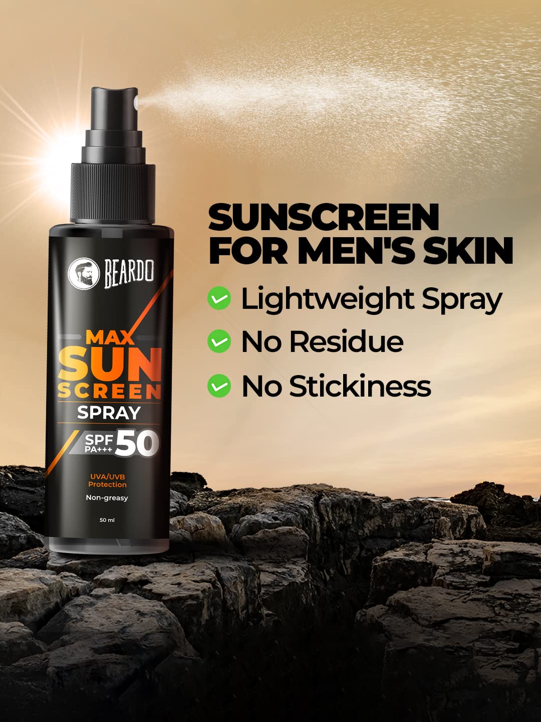 Max Sunscreen Spray SPF-50