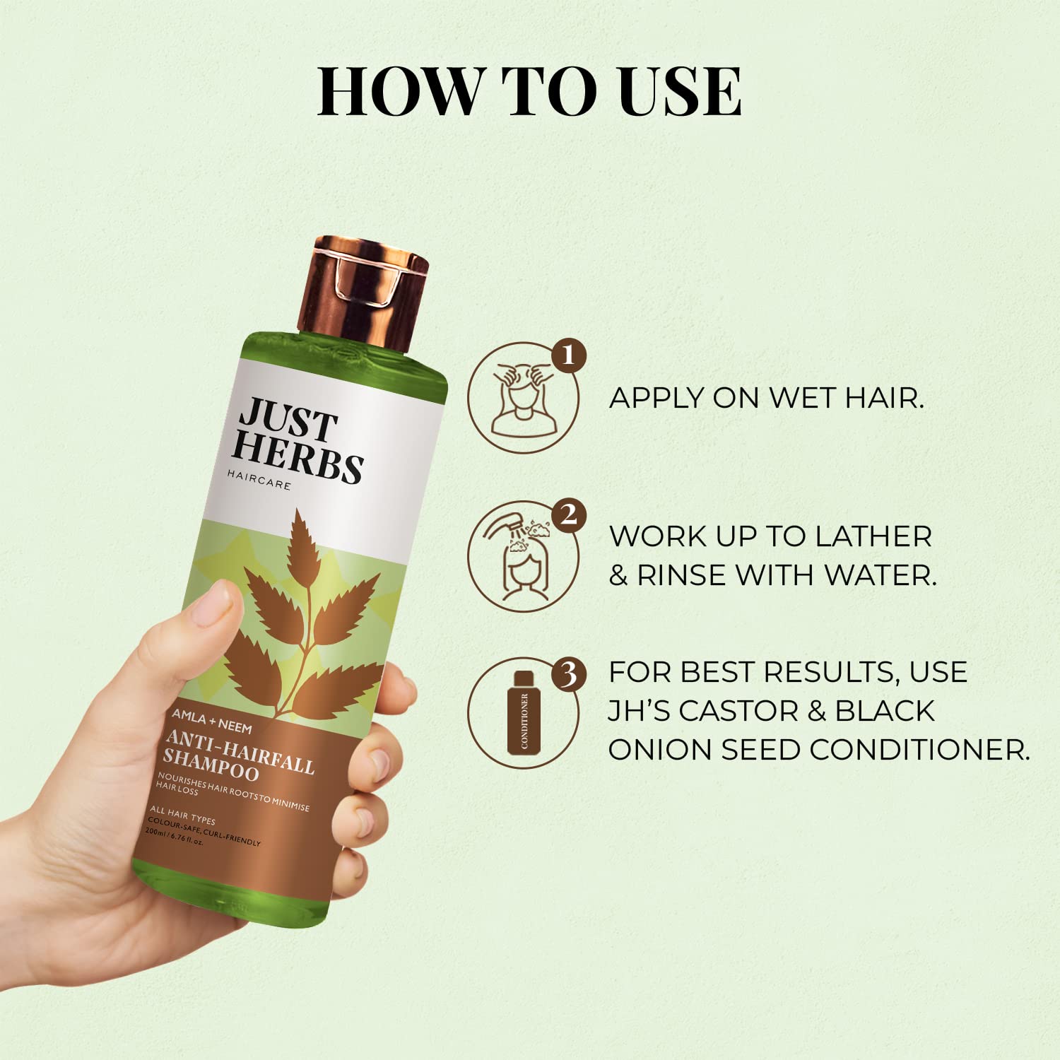 Root Nourishing Amla Neem Hair Fall Control Shampoo