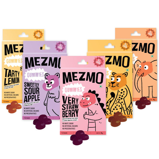 Mezmo Fruit Candy Box (5 Boxes of Soft Candies)