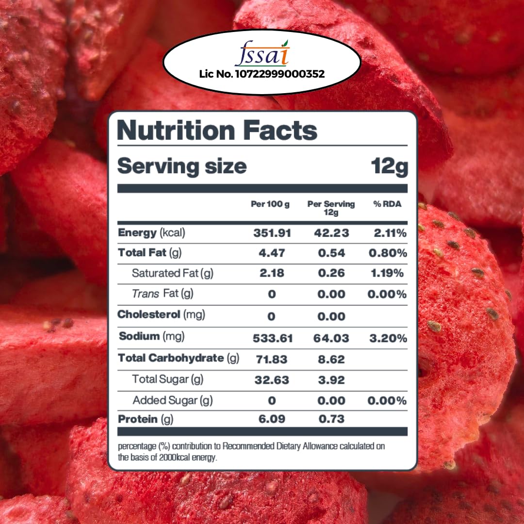 Freeze Dried Strawberry Chips