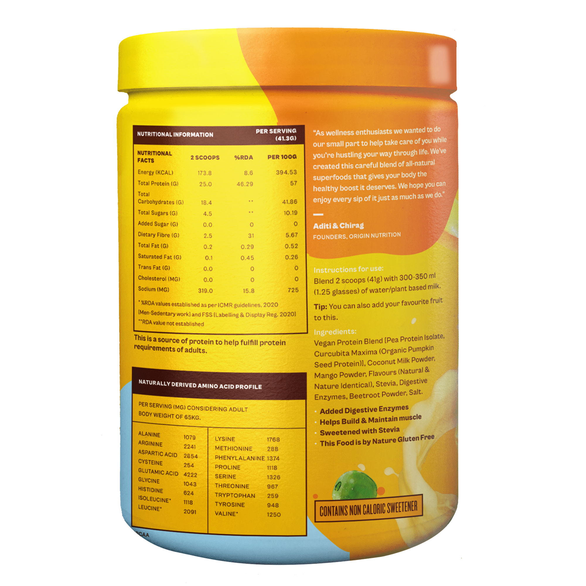 Mango Natural Plant Protein Powder