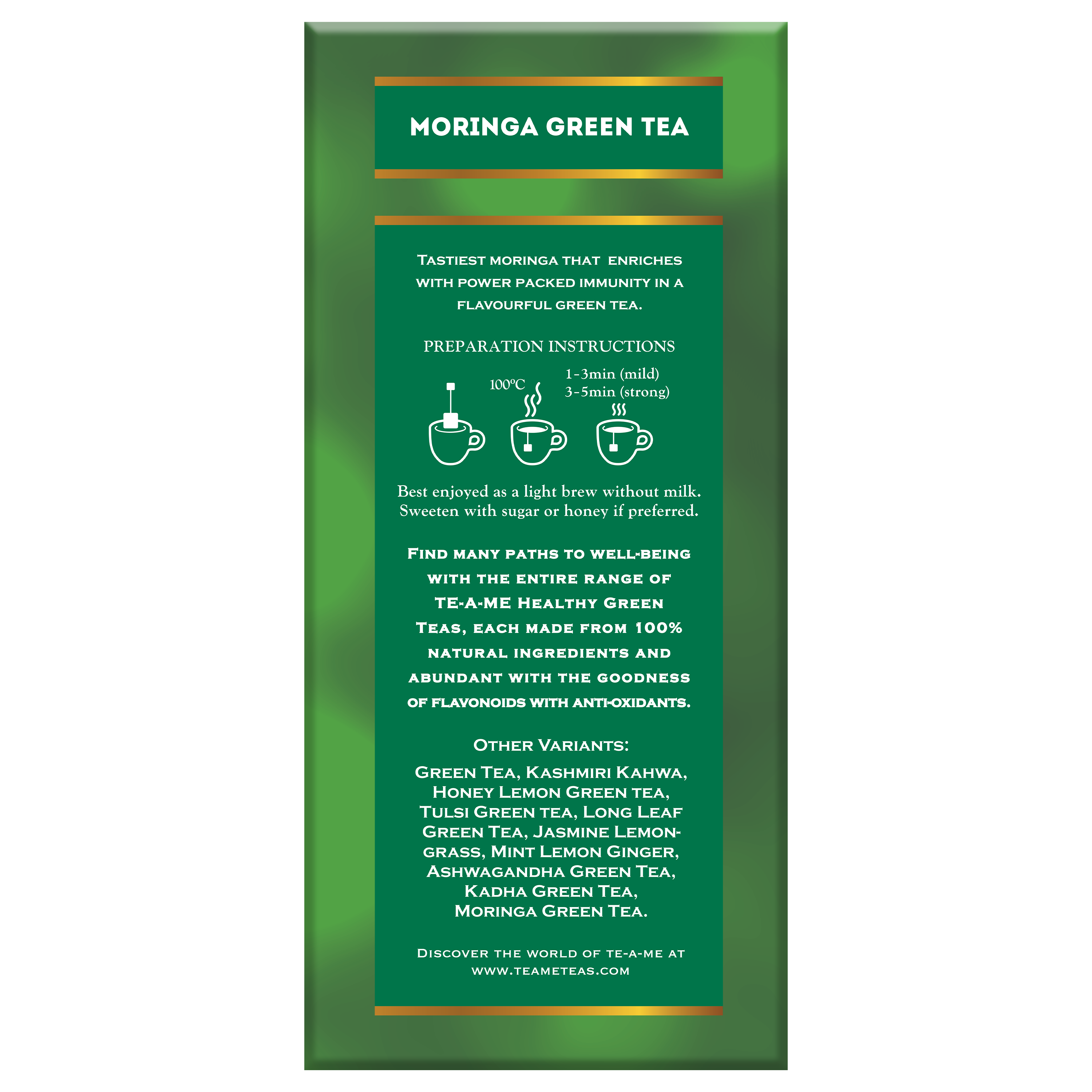 Moringa Green Tea Bags