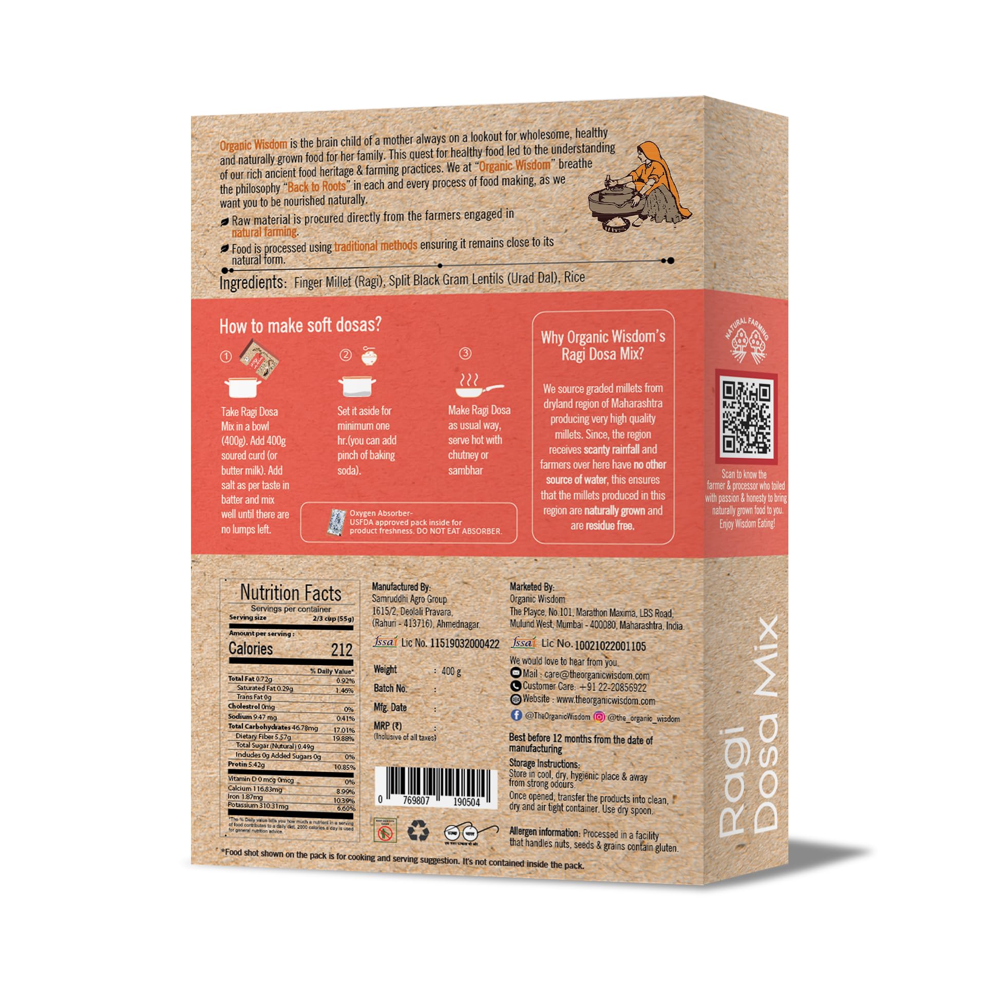 Ragi Dosa Mix