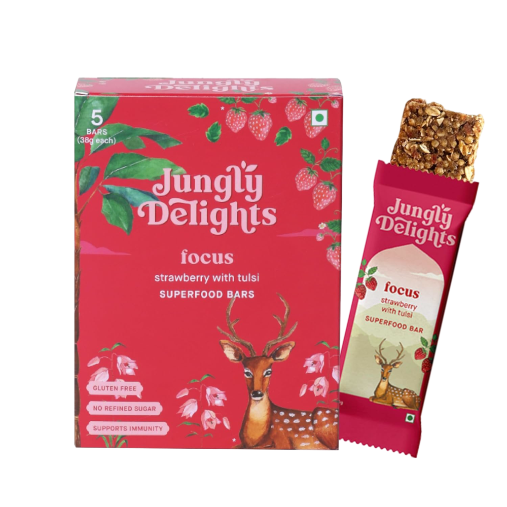 Focus Strawberry with Tulsi Bars