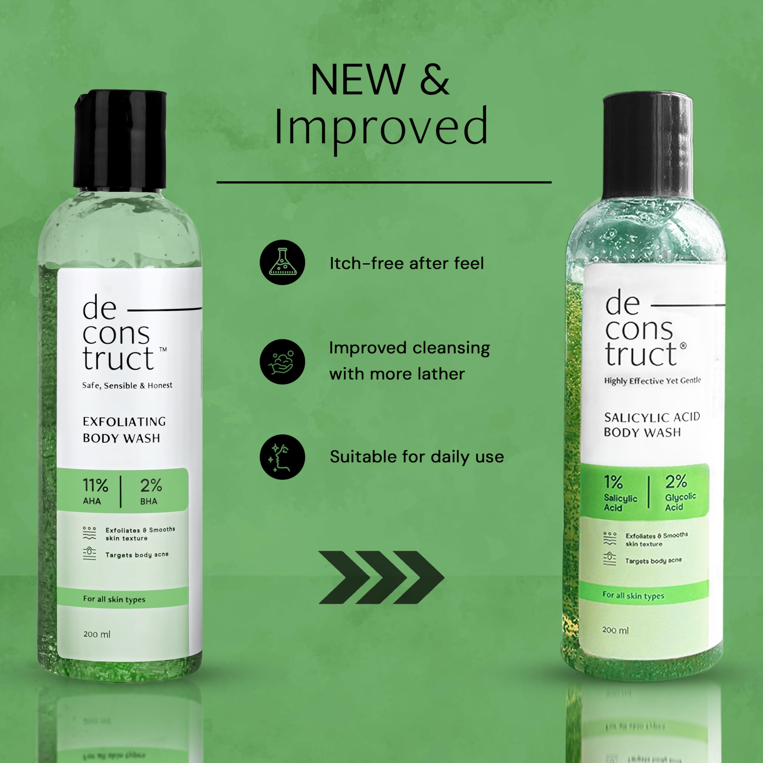 Salicylic Acid Body Wash (1% Salicylic, 2% Glycolic)