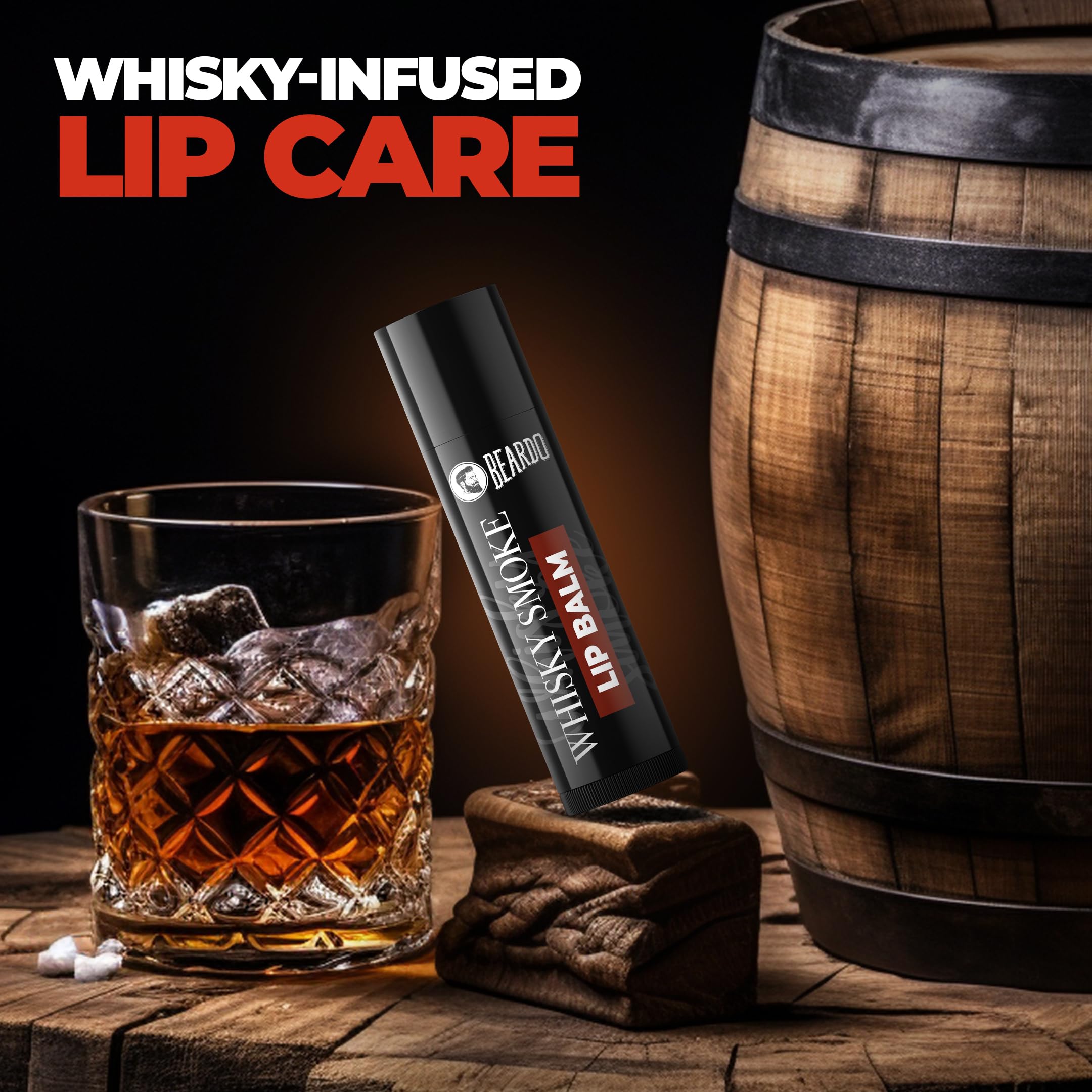 Whisky Smoke Lip Balm for Men