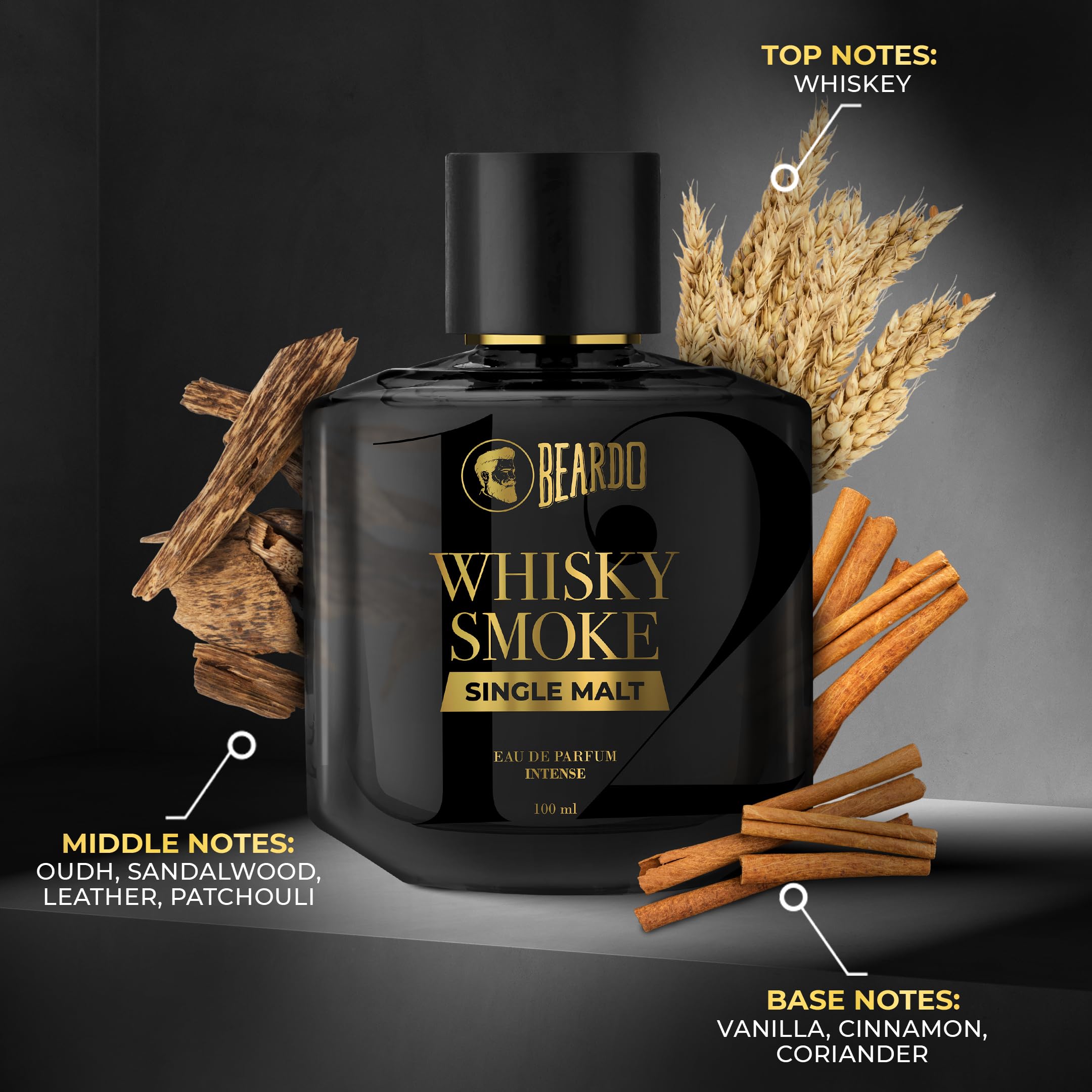 Single Malt Whisky Smoke Perfume for men