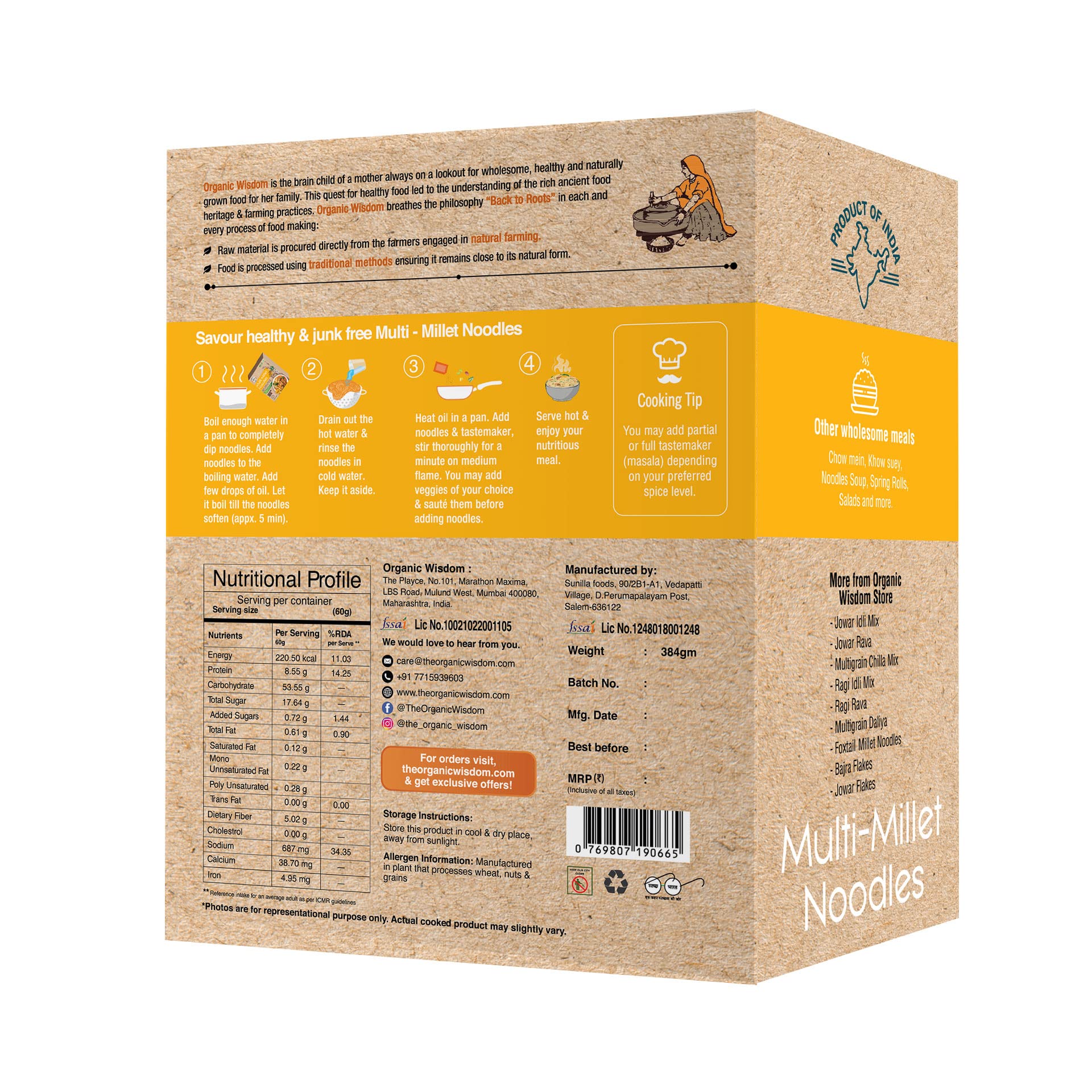 Multi Millet Noodles