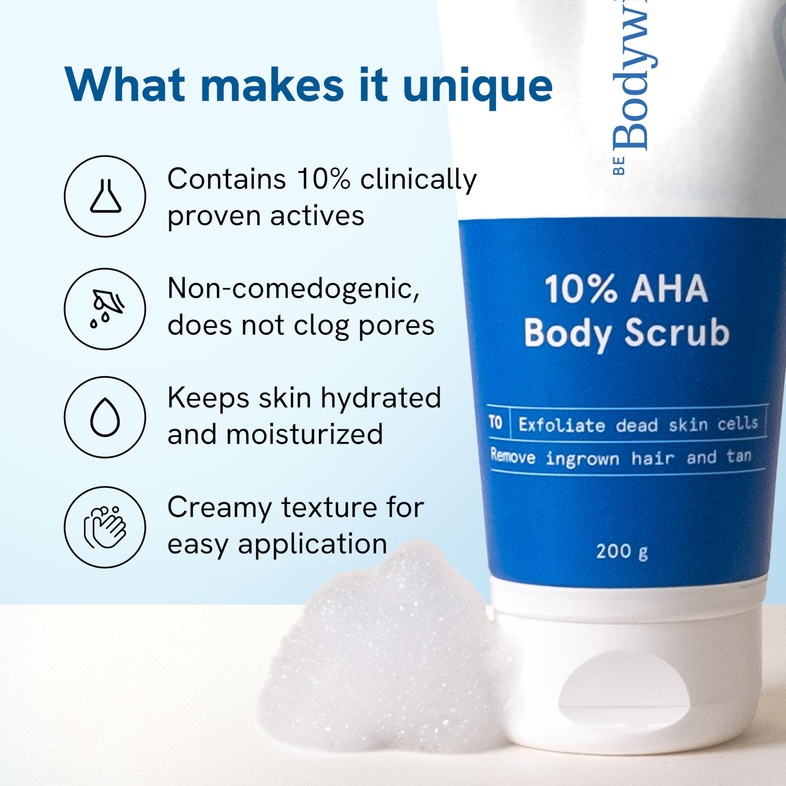 10% Lactic AHA Exfoliating Body Scrub