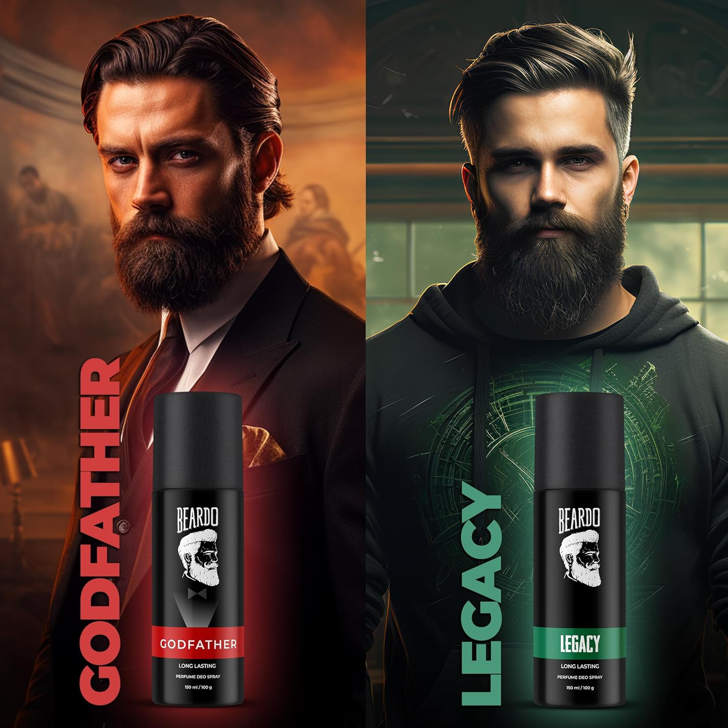 Legacy & Godfather Deo Spray Combo