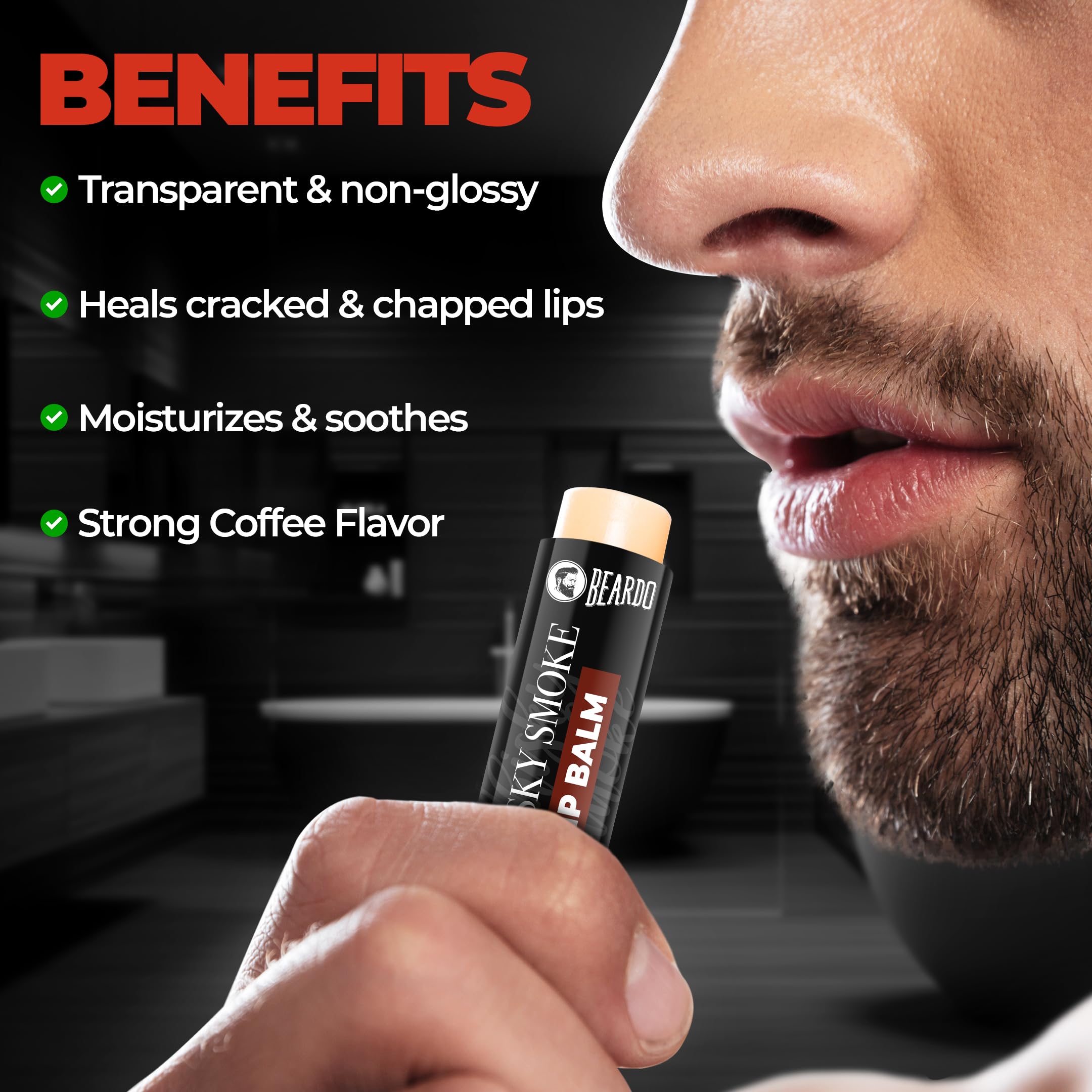 Whisky Smoke Lip Balm for Men