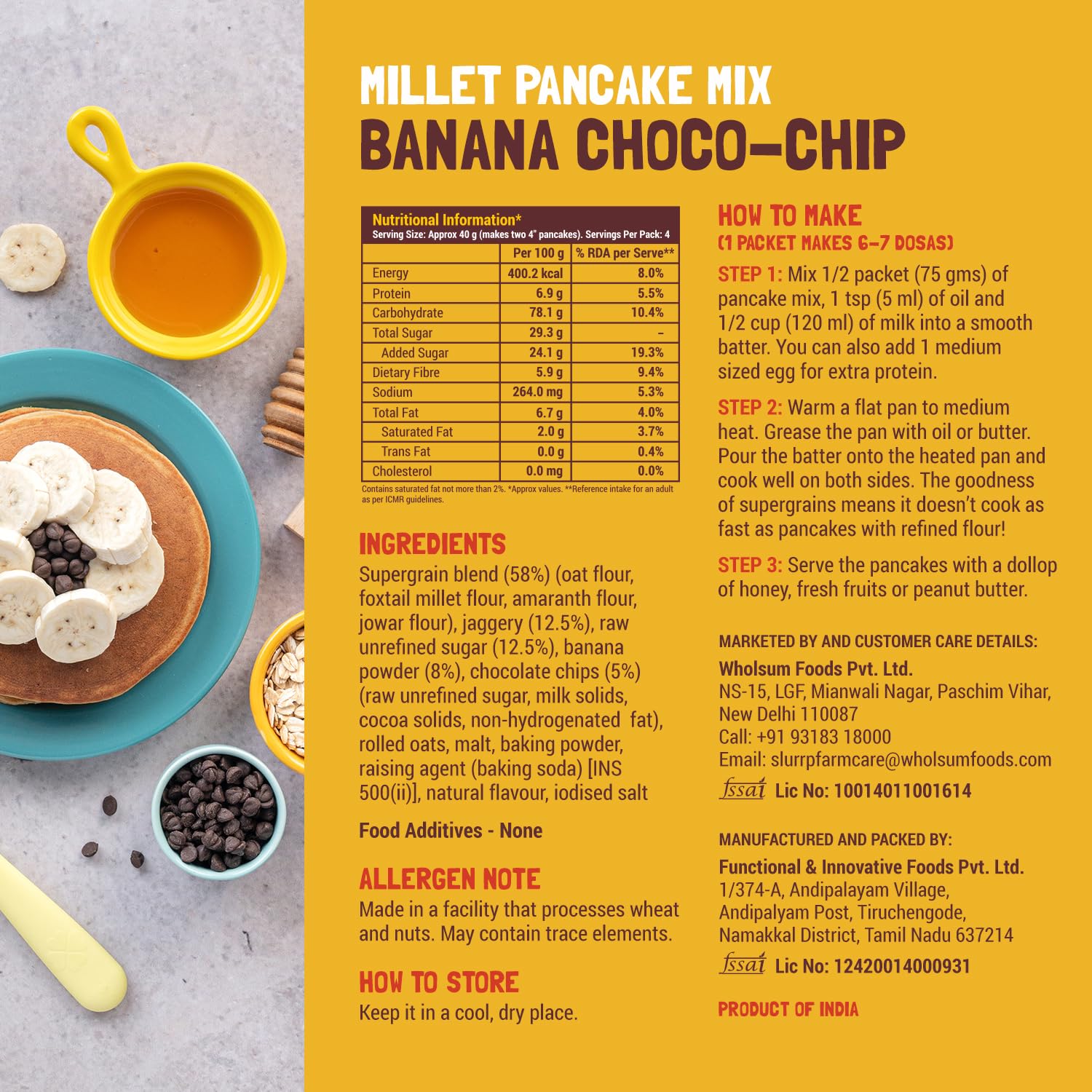 Super Combo Millet Pancake 2 Pack