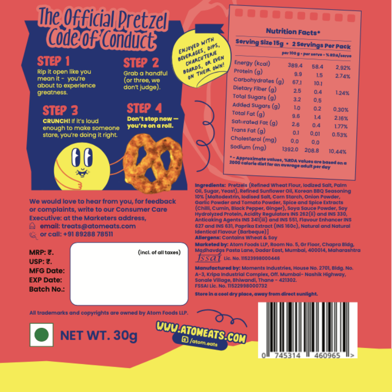 Korean BBQ Pretzels
