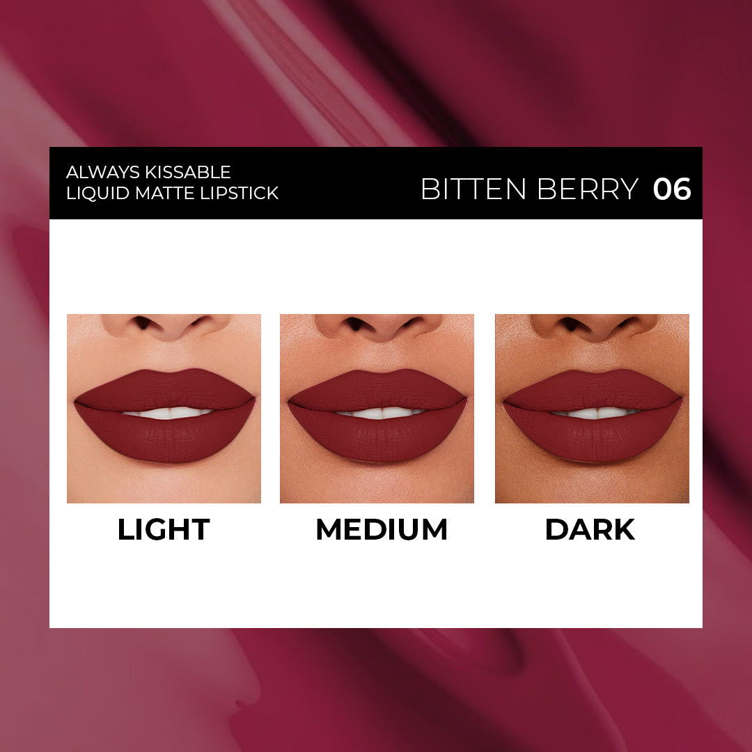 Bitten Berry Always Kissable Liquid Matte