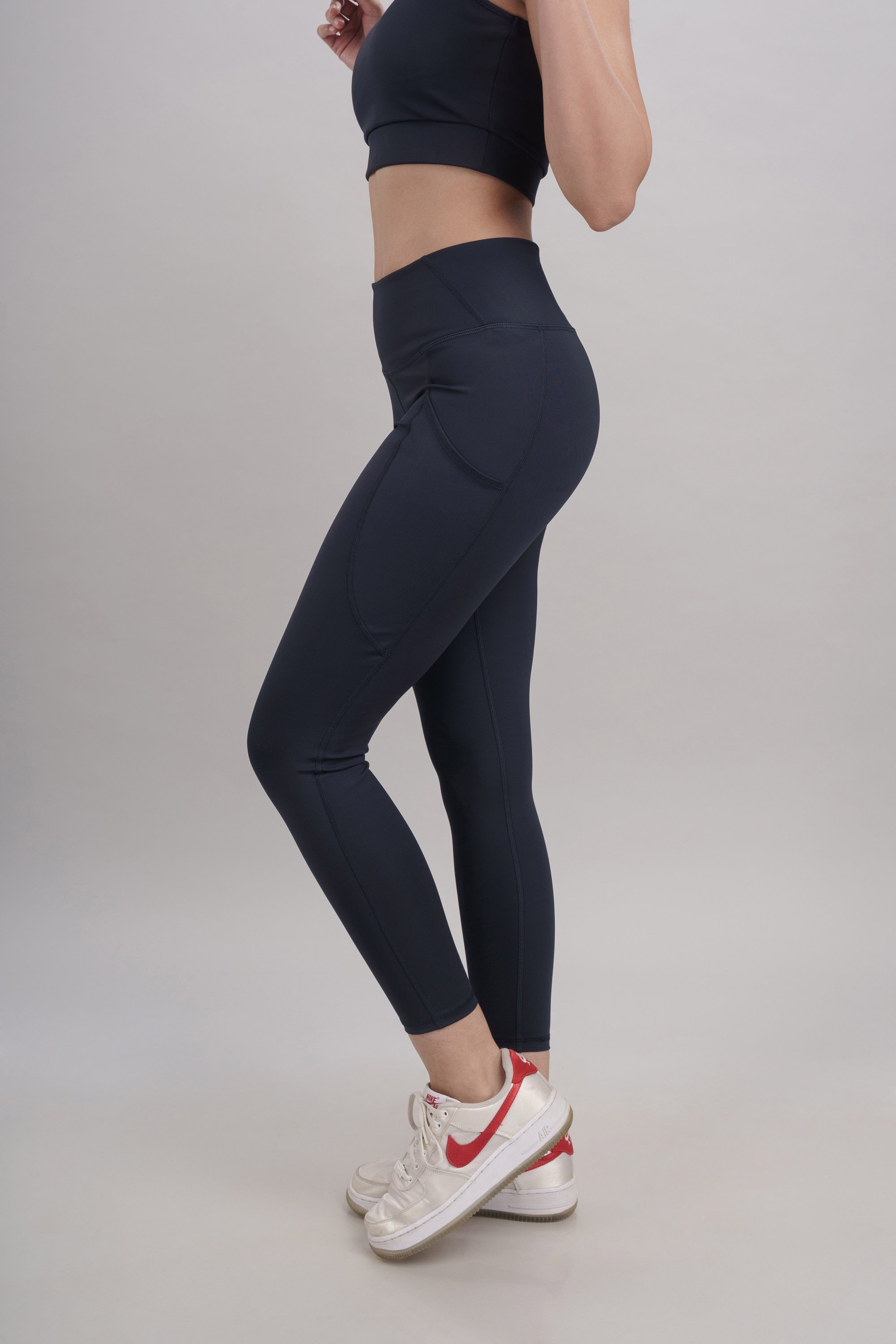 Mid Night Navy Carbon Contour Legging