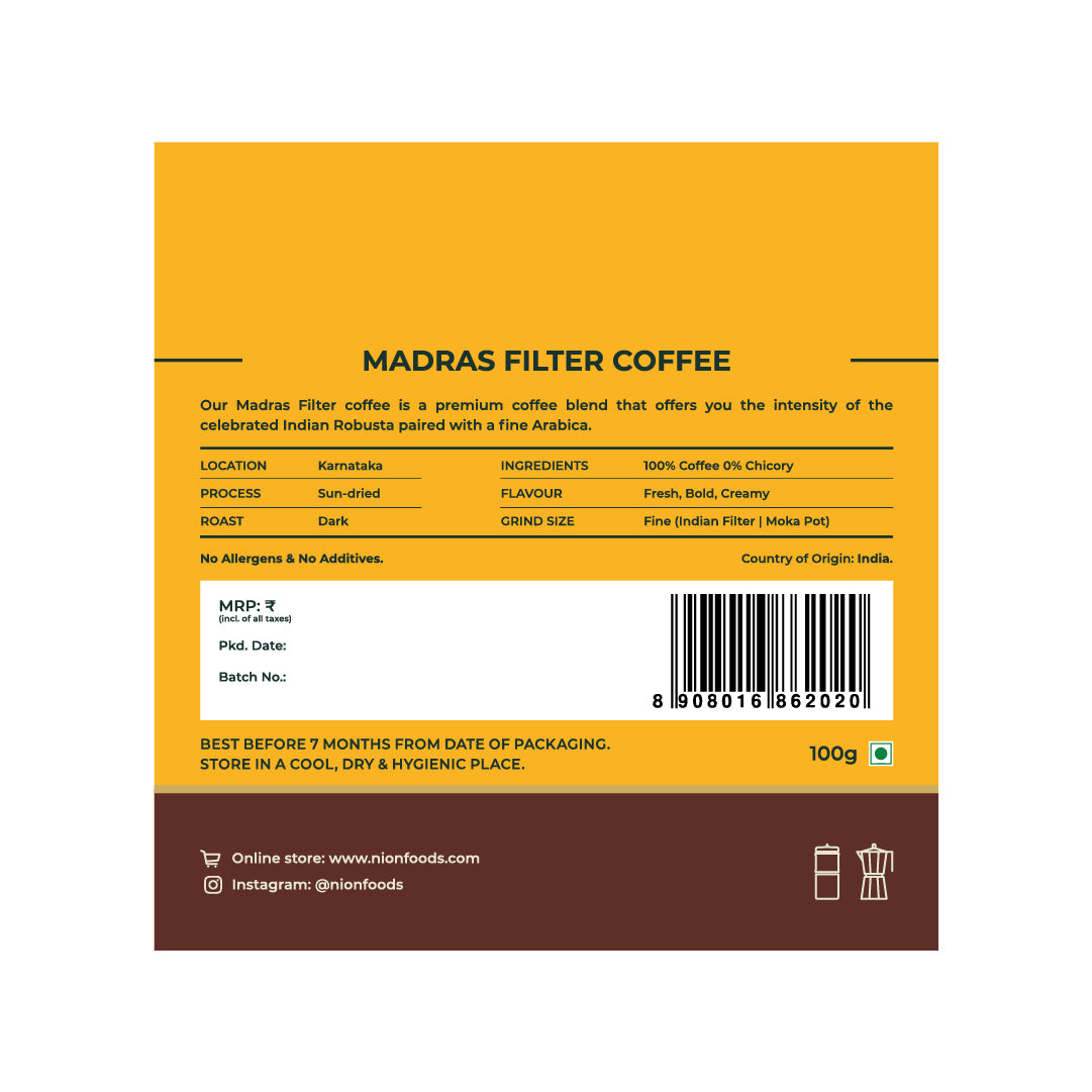 Madras Filter Coffee Grind