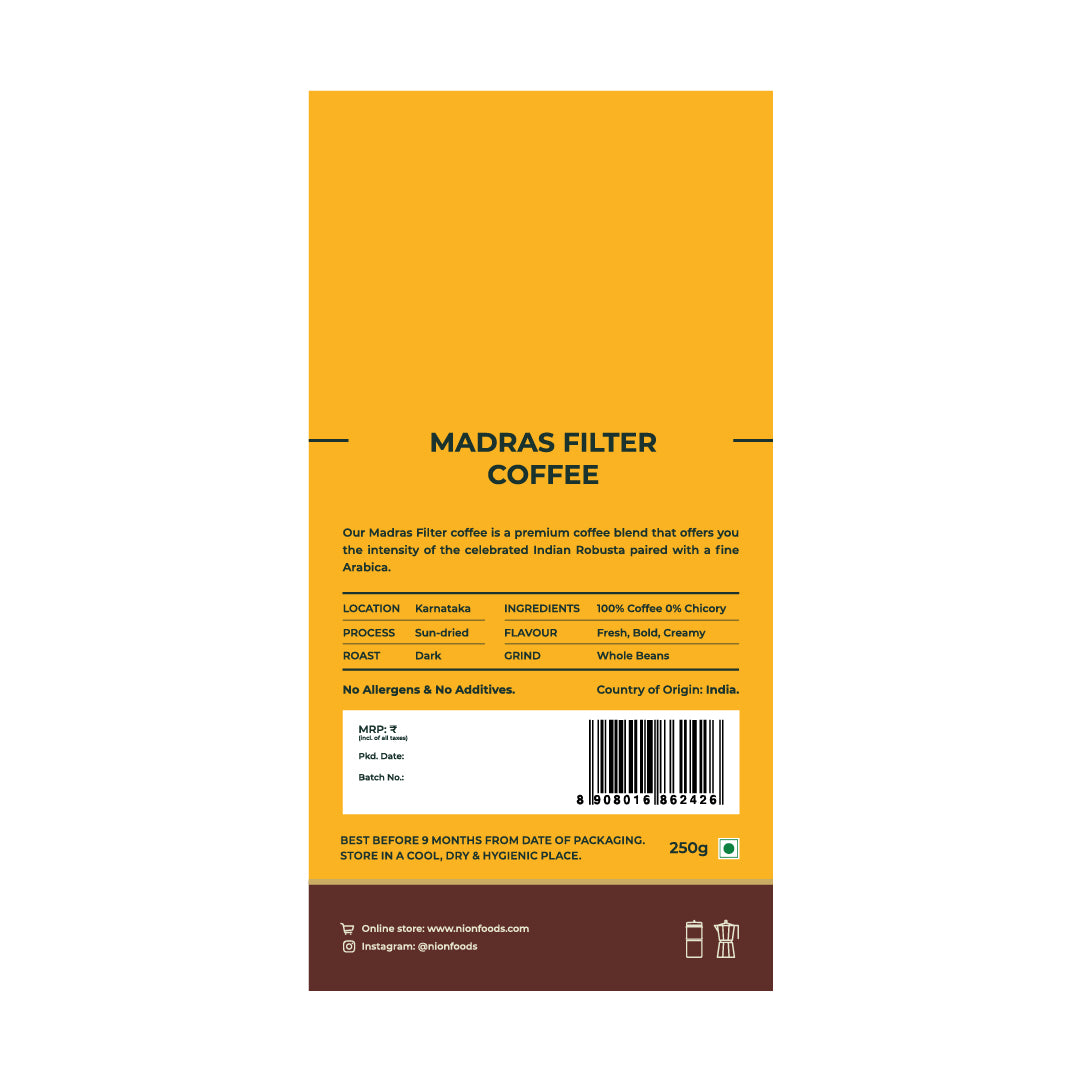 Madras Filter Coffee Beans