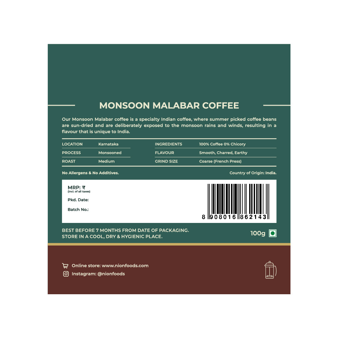 Monsoon Malabar Coffee Grind