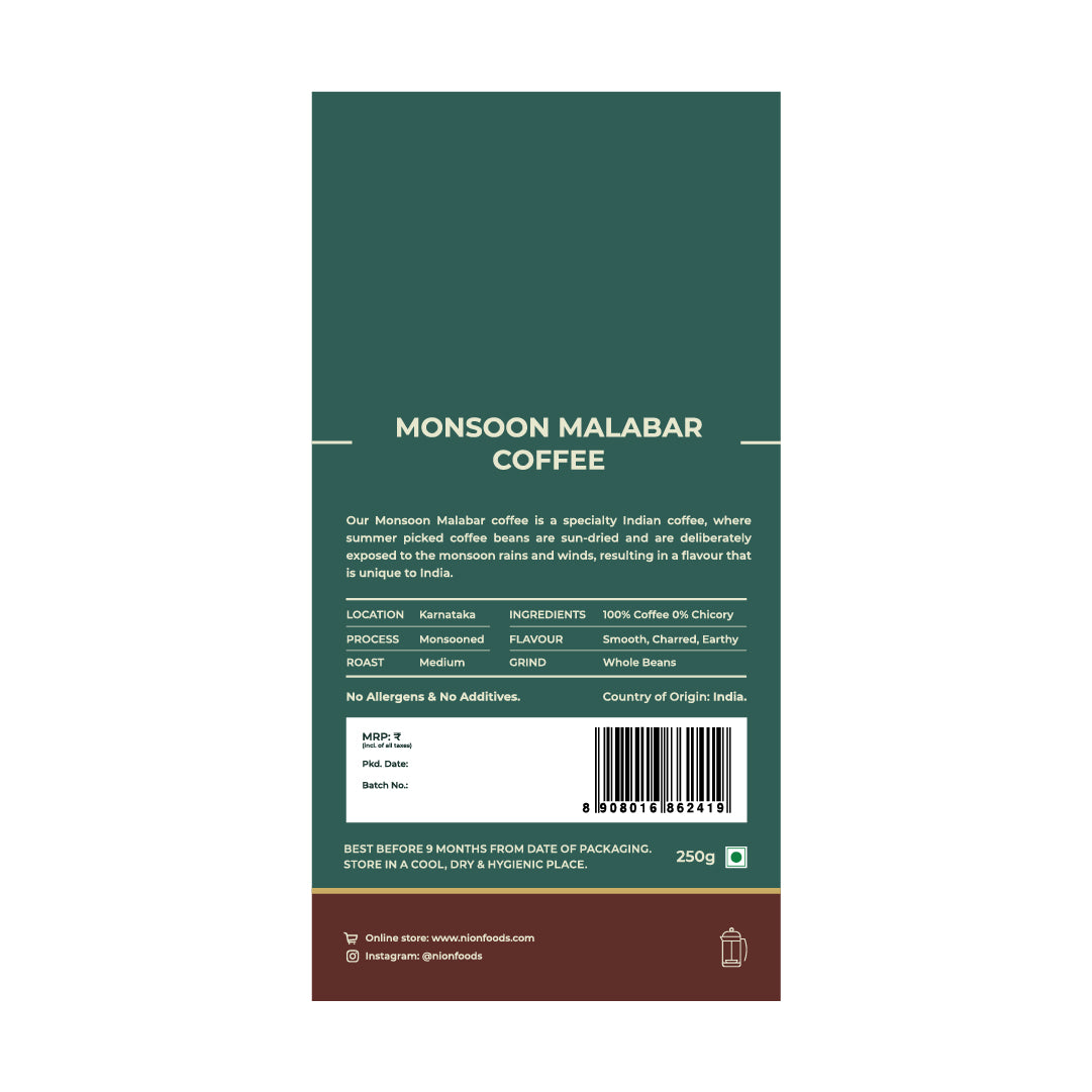 Monsoon Malabar Coffee Beans