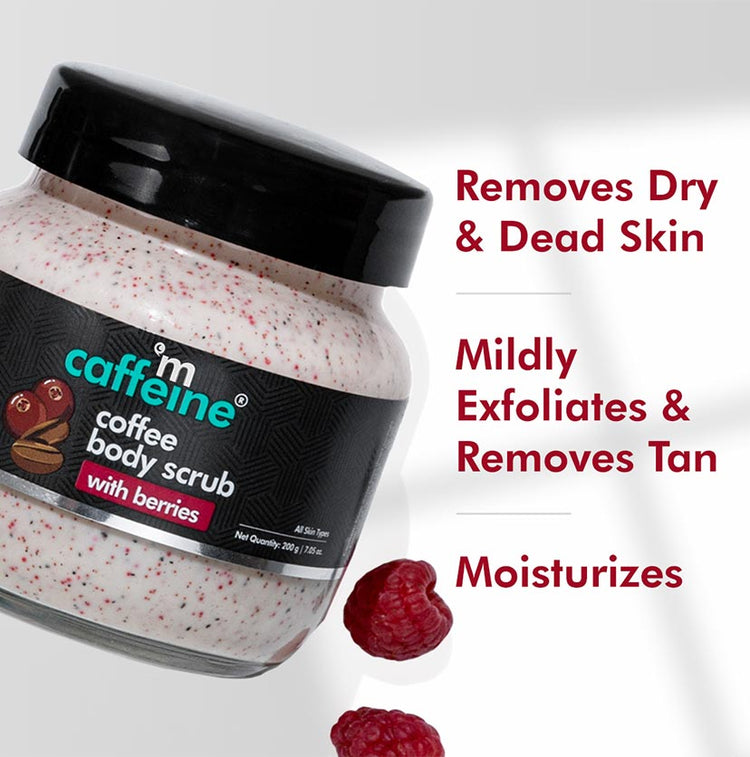 Moisturizing & Creamy Coffee Body Scrub with Berries