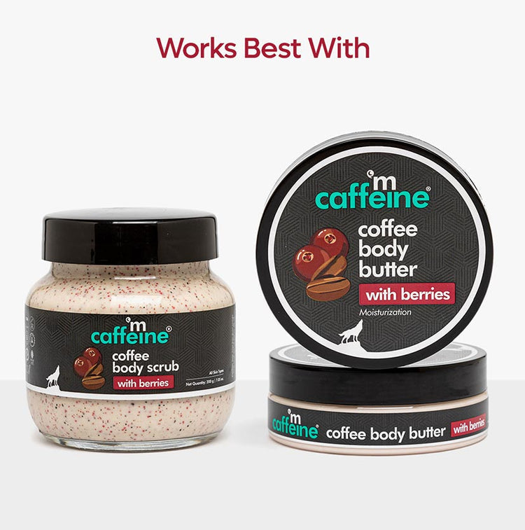 Moisturizing & Creamy Coffee Body Scrub with Berries