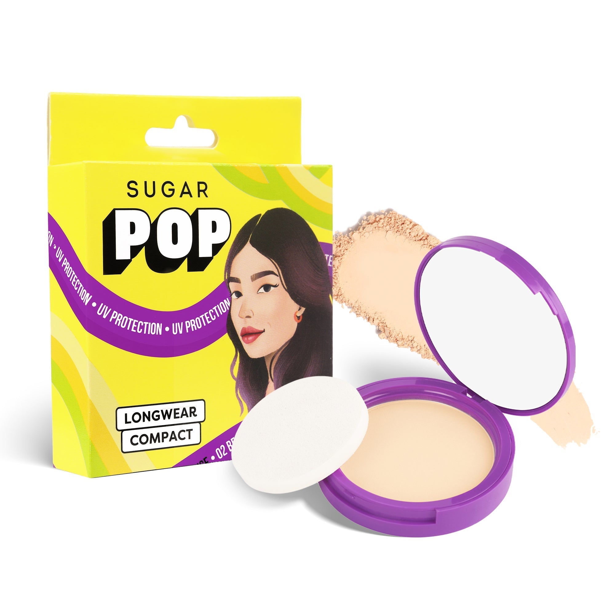 Longwear Compact - 02 Beige