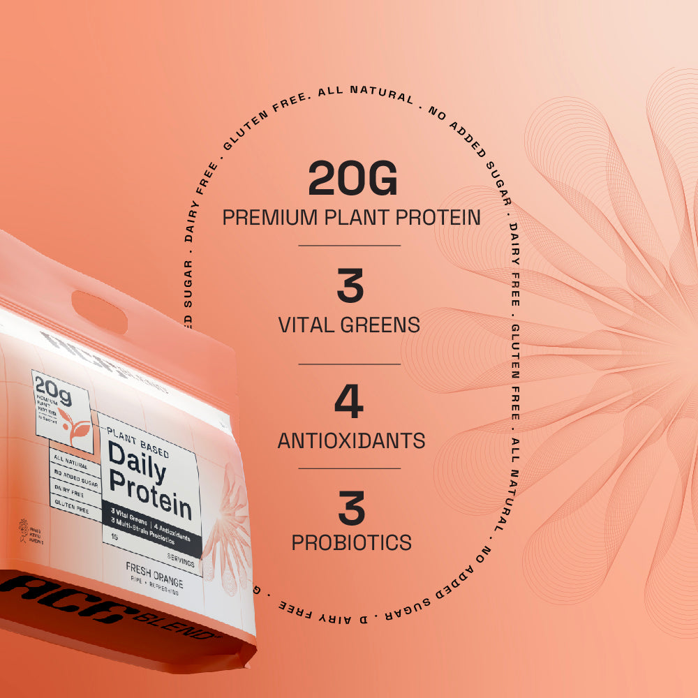 Orange Flavour Daily 20G Premium Plant Protein & Superfoods