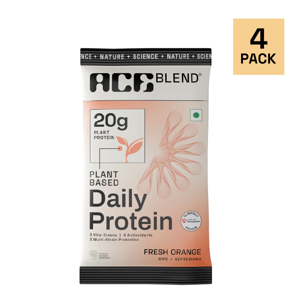 Orange Flavour Daily 20G Premium Plant Protein & Superfoods