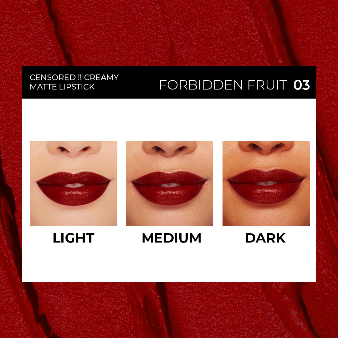 Forbidden Fruit Censored Creamy Matte Lipstick