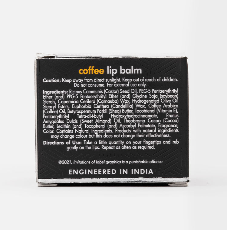 Vegan Coffee Lip Balm