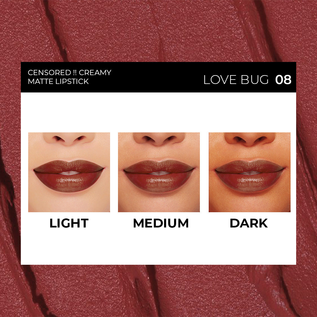 Love Bug Censored Creamy Matte Lipstick