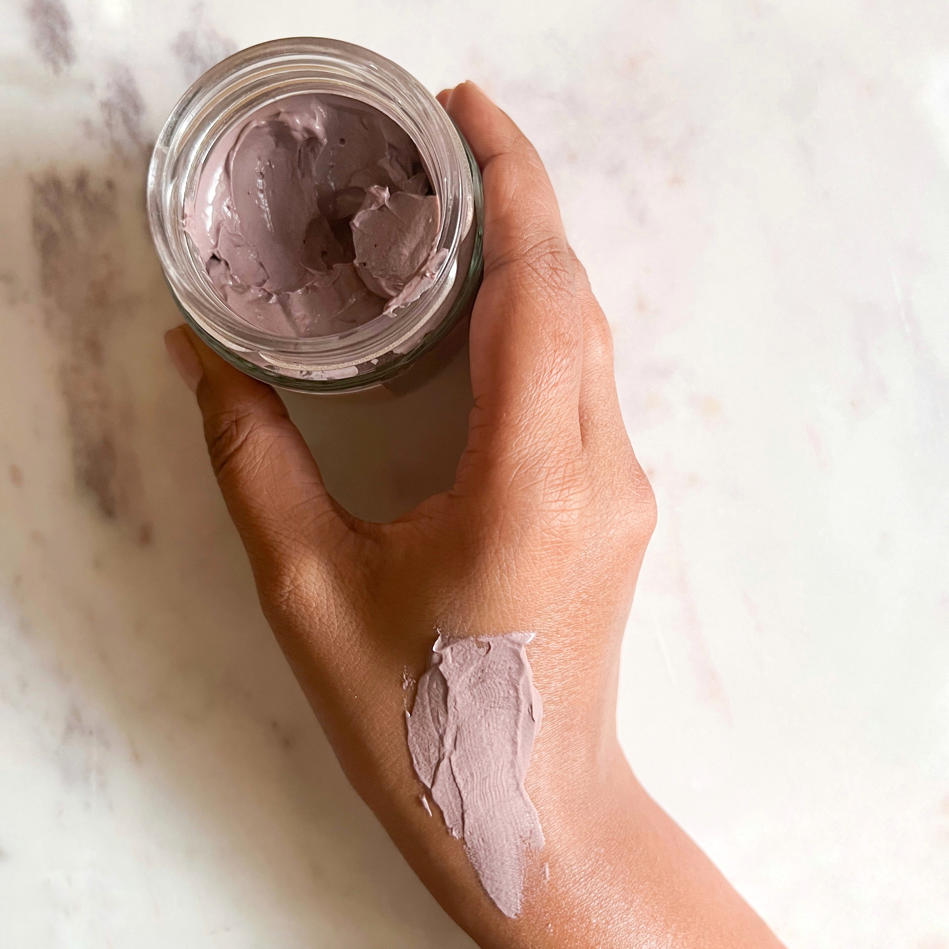 Purple Brazillian Clay & Lavender Clay Mask