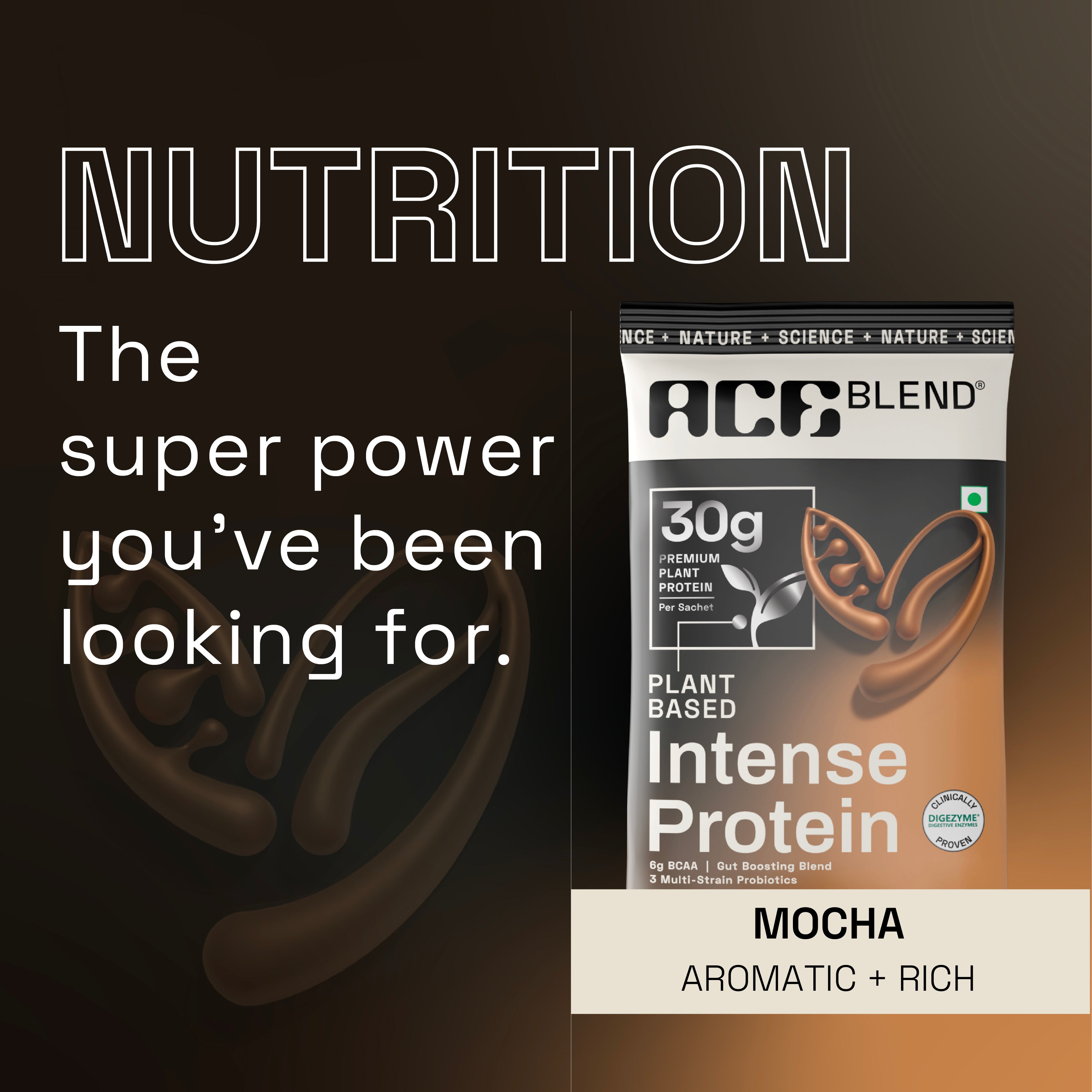 Mocha Flavour Intense 30G A-Grade Plant Protein