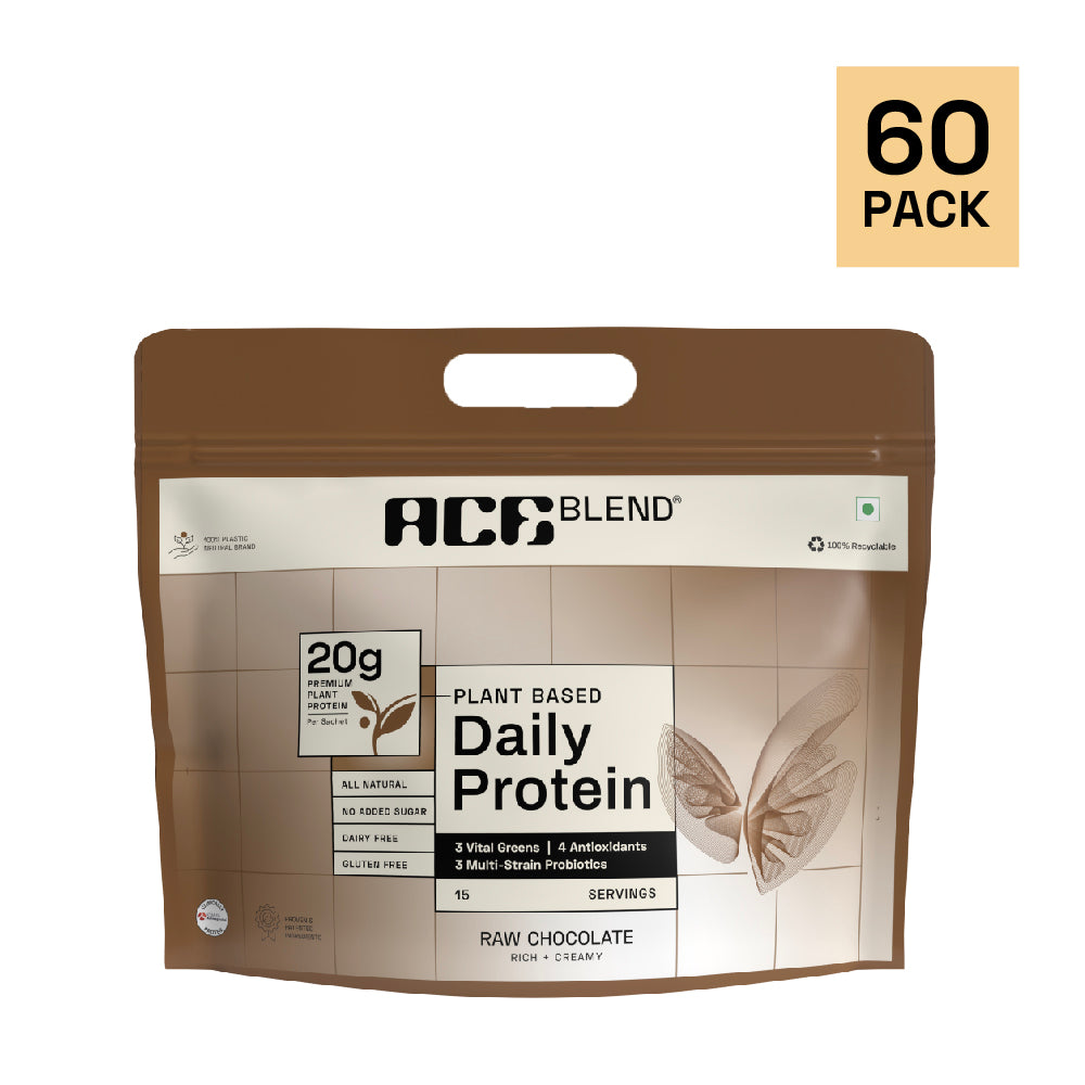 Raw Chocolate Daily 20G Premium Plant Protein & Superfoods