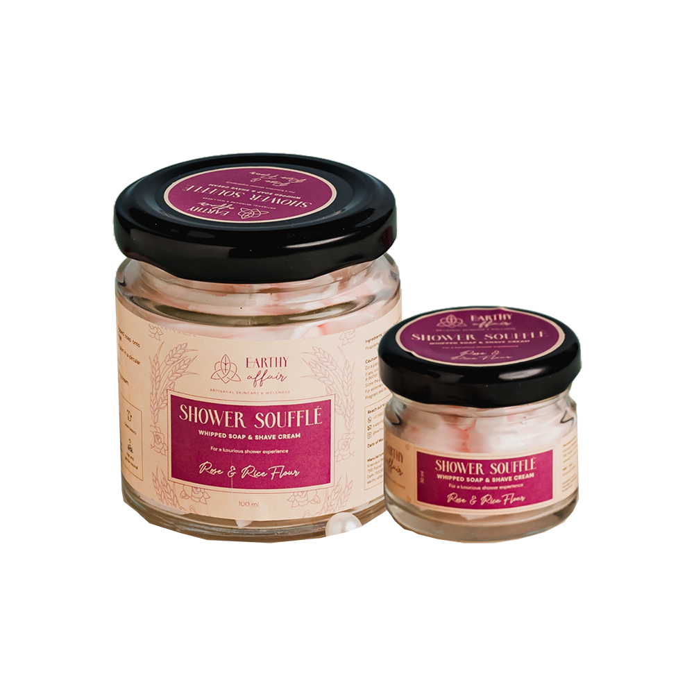 Rose & Rice Flour Whipped Soap & Shave Cream