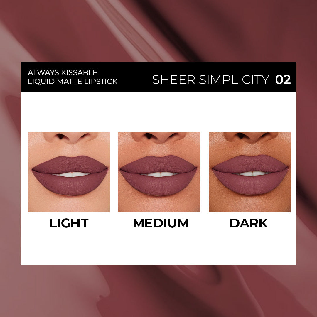 Sheer Simplicity Always Kissable Liquid Matte